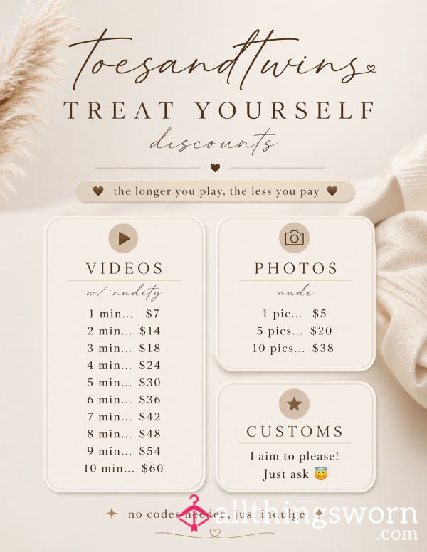 Toesandtwins Video Treats 🍦