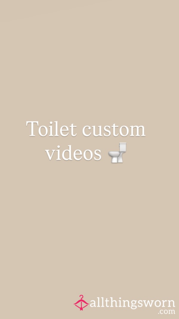 Toilet Custom Videos🚽👏🏻👀