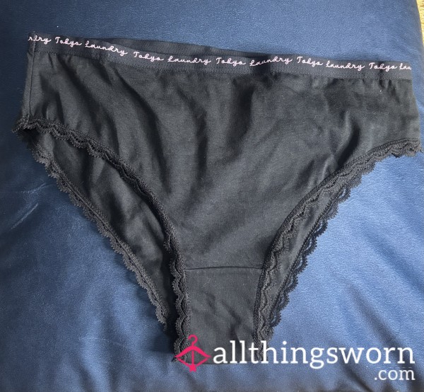 Tokyo Laundry Black Cotton Panties