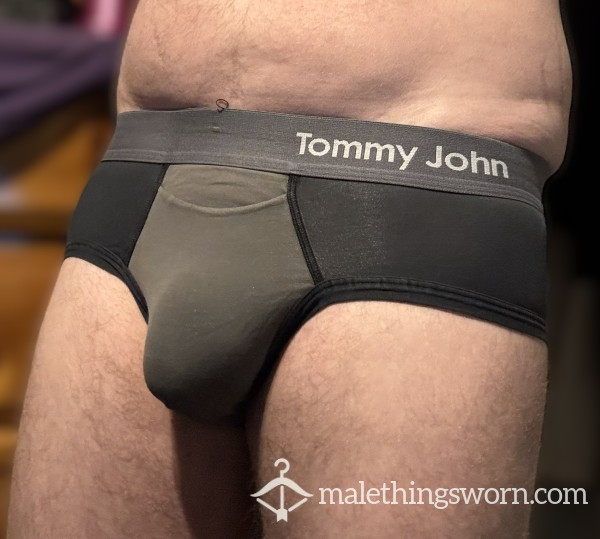 Tommy John Briefs - Black/Grey - Size M (15)