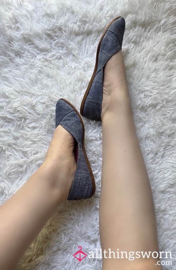 TOMS - Denim Ballet Flats