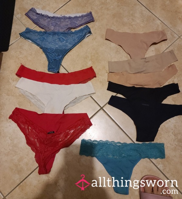 Thongs And Brazilian,  100% Cotton, Cotton-lace