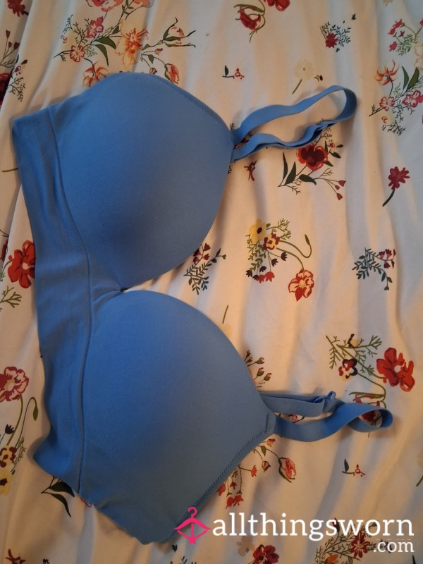 Too Big For Me… Soft Blue Bra 💙 Perfect Fit For Dolls Or Sissy Play 😈