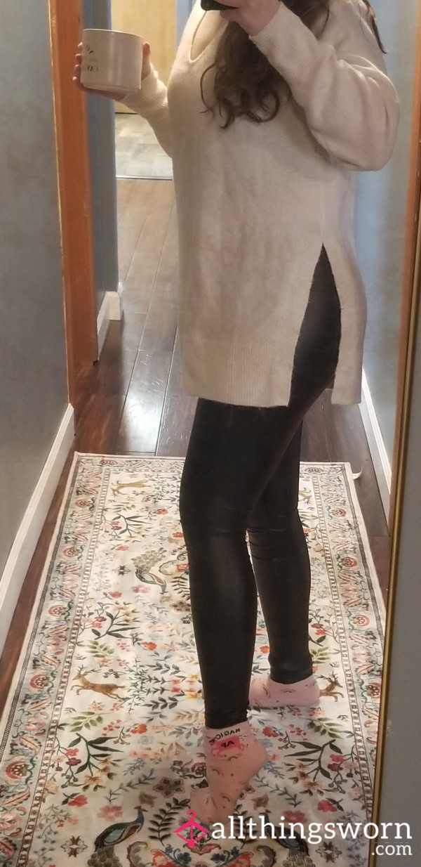 Too Tight Leather Leggings