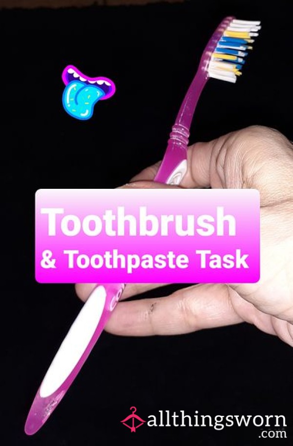 Gross Toothbrush And Toothpaste Task