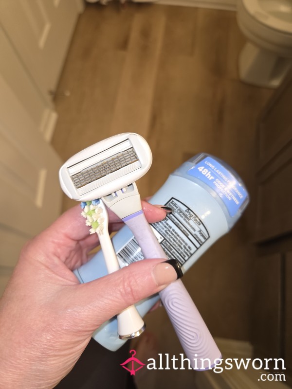 Toothbrush Head, Deodorant And Razor