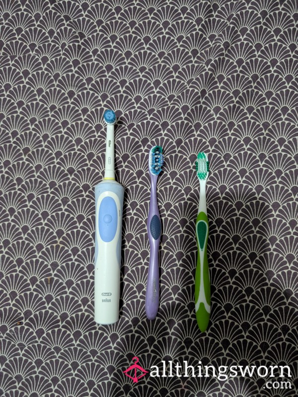 Toothbrushes  Pack Used By Yours Truly Rainbow 🌈