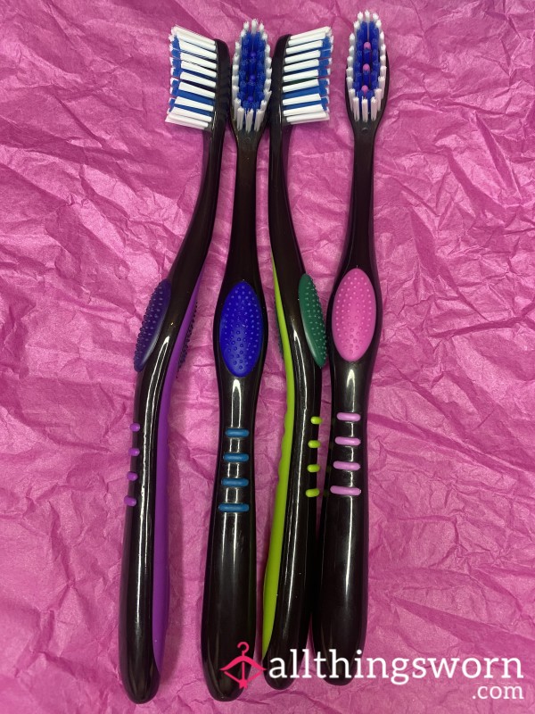 Toothbrushes USED HOW YOU NEED😋😈🦈🍋🍬💅