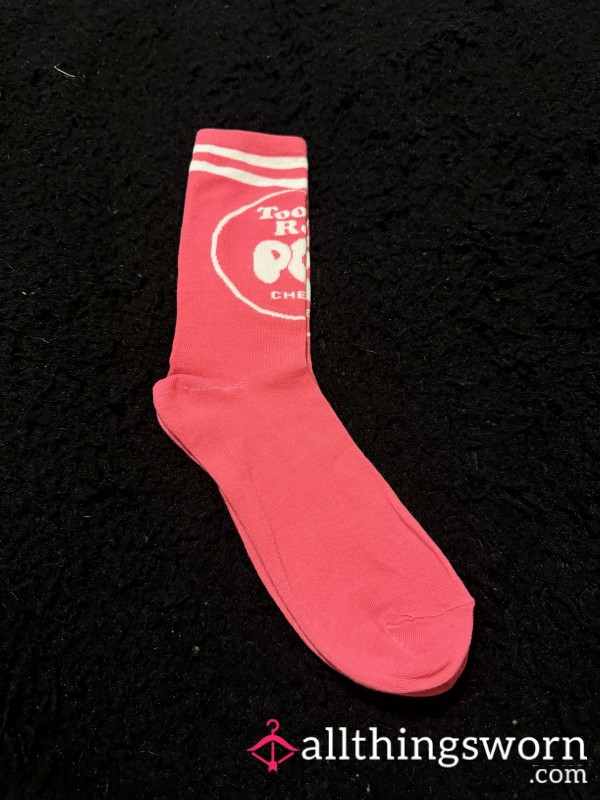 Tootsie Pop Neon Pink Socks 💕