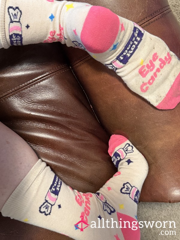 Tootsie Roll  Calf Socks, Stinky