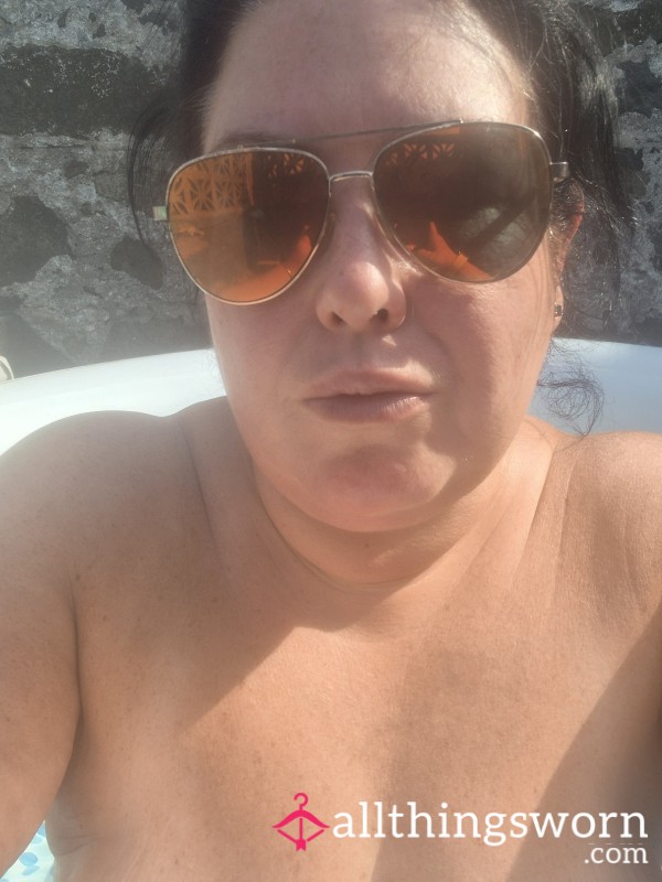Top Less In Hot Tub
