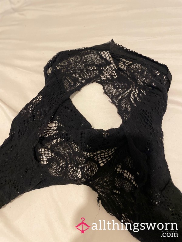 Torn F*cked In Lace Tights🖤✨