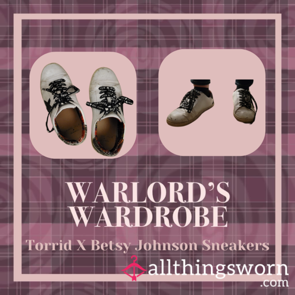 Warlord's Wardrobe: Torrid X Betsy Johnson Sneakers Sz 7