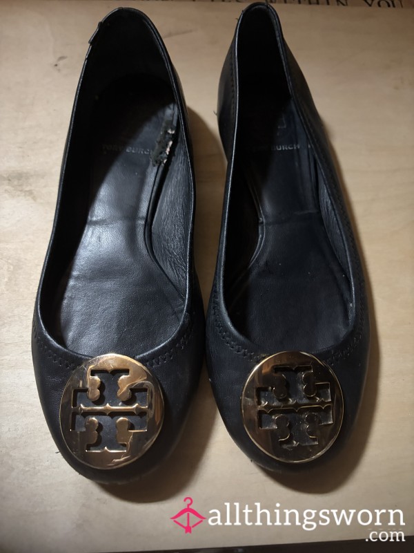 Tory Burch Blk Flats
