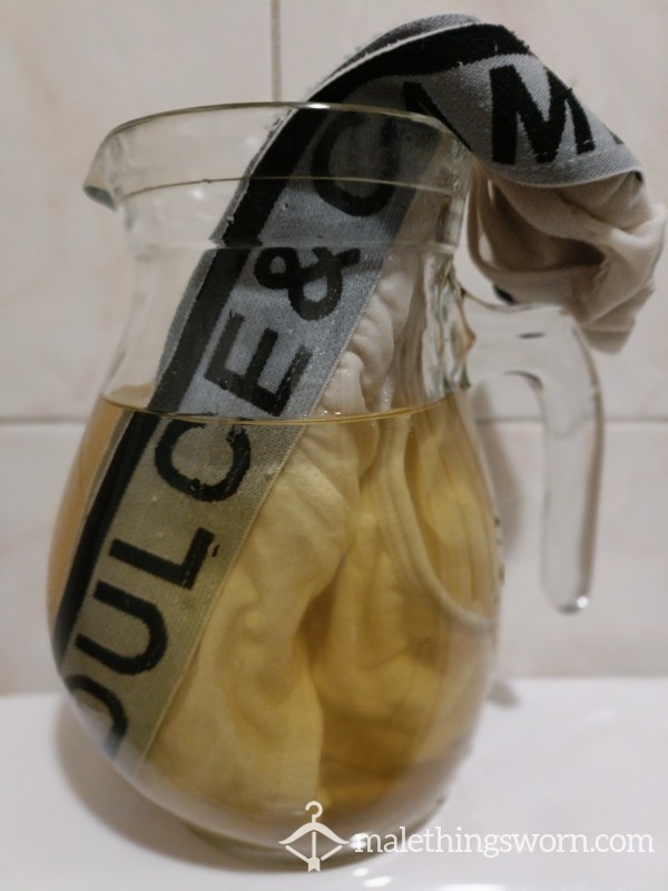 ⚠️ TOTAL SATURATION: White Briefs Soaked In Concentrated Ur*ne – Pure Poison ☢️