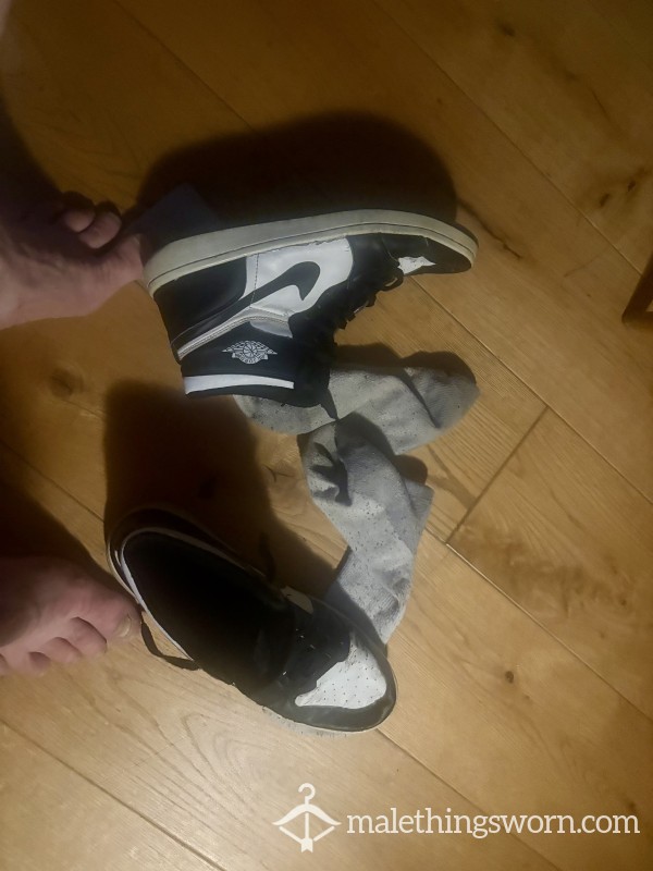 Totally F**ked Nike High Tops