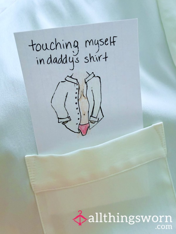 Touching Myself In Daddy’s Shirt