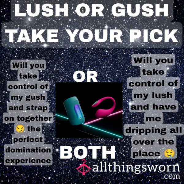 Toy Control Session 😈 Pick Your Poison Lush Or Gush