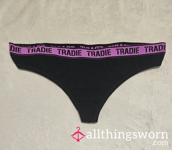 "TRADIE" Cotton Thong