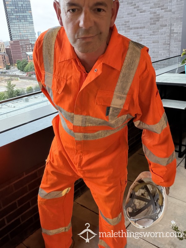 Tradie Hi Vis Boiler Suit
