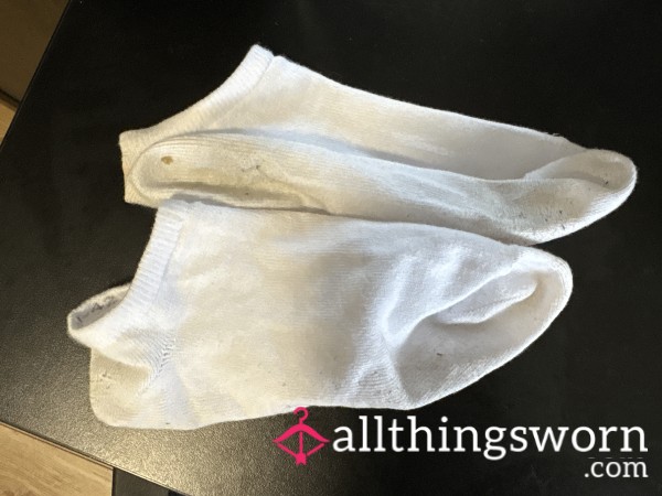 Trainer Socks After A Hard Core Gym Session Burning So Many Calories On The Treadmill