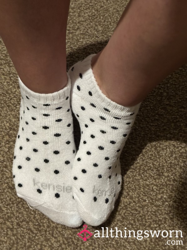 Trainer Spotty Socks