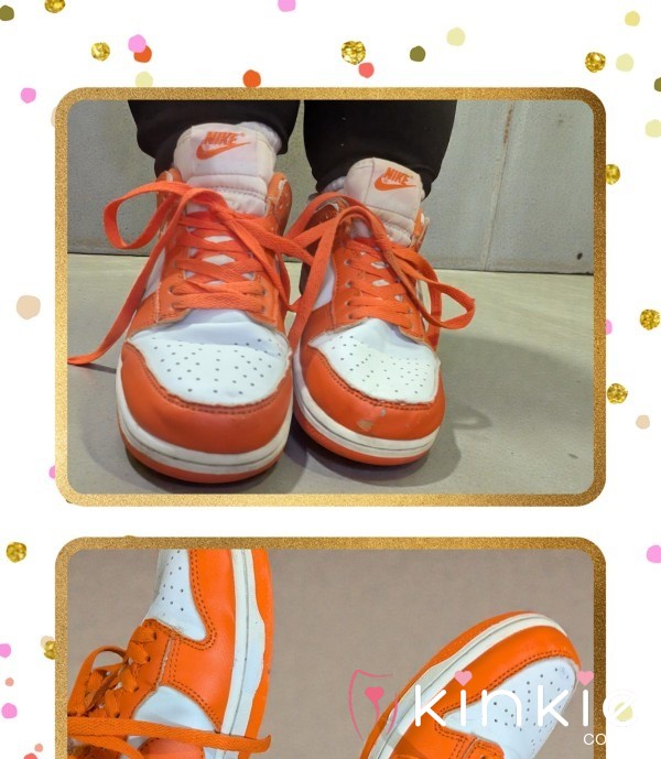 Trainers Orange & White
