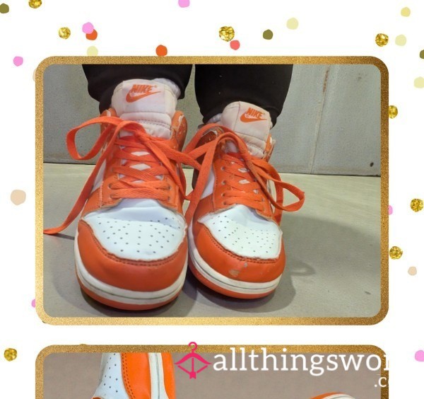 Trainers Orange & White