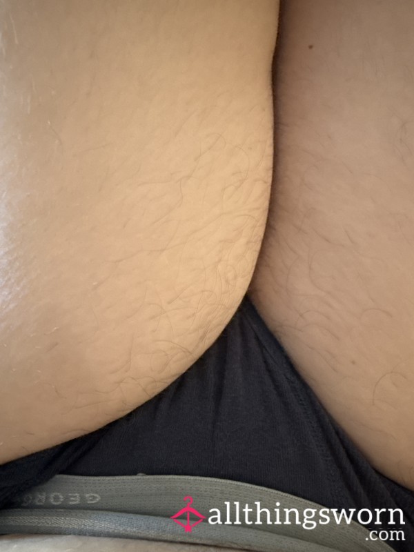 Trans Guy Plays With His Boypu**y With Binder And Underwear ON, With Moaning Audio