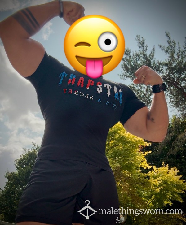 TRAPSTAR ORIGINAL FLEX FRIDAY 💪🏽TEE SWEATED ARMPIT SKUNK NO DEODORANT 💪🏽😈 👕 💧💧💧📦👃🏽🤪