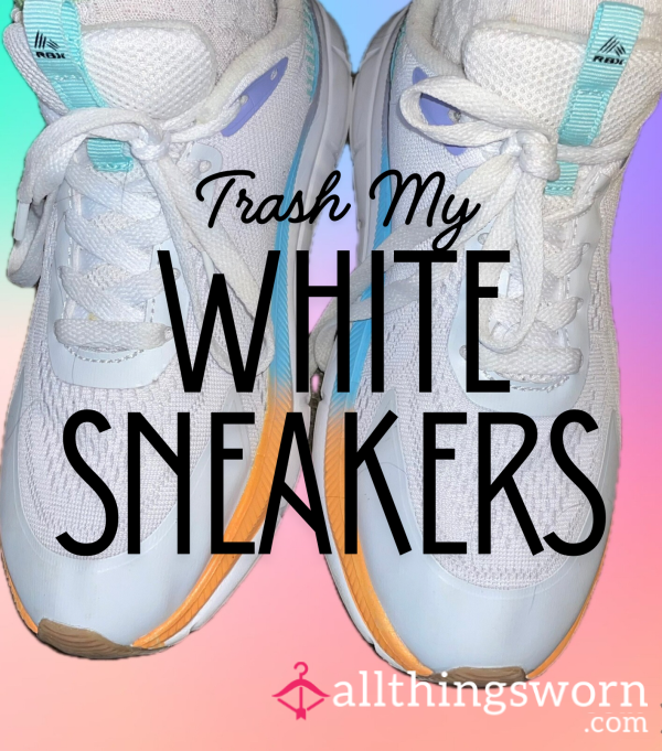 Trash My White Sneakers: I Wear These Shoes For A Month Straight… Everywhere! For Everything! Help Me Trash These Pristine White Trainers!