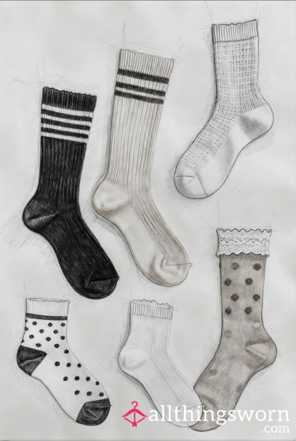 Trash Socks: A Lucky Dip Of My Socks That Are Either Ready For The Trash Or Ready For Worship 😈