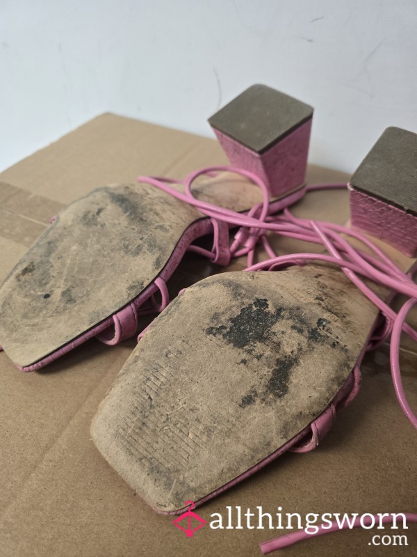 TRASHED CLUBBING HEELS