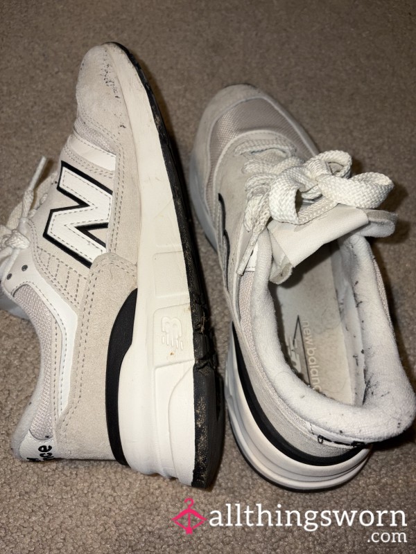 Trashed , Dirty New Balance Running Sneakers