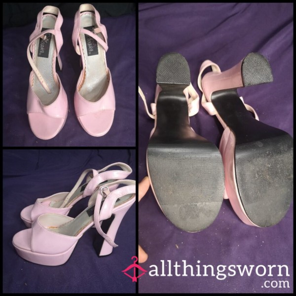 Trashed Patent Pleaser Heels