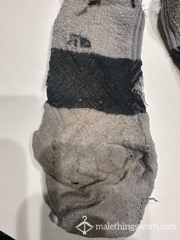 Trashed Smelly Under Armor Ergonomic Socks Size 13