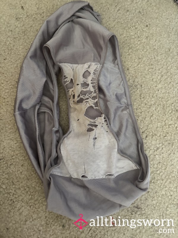 Trashed, Super Old, Well Worn Panties