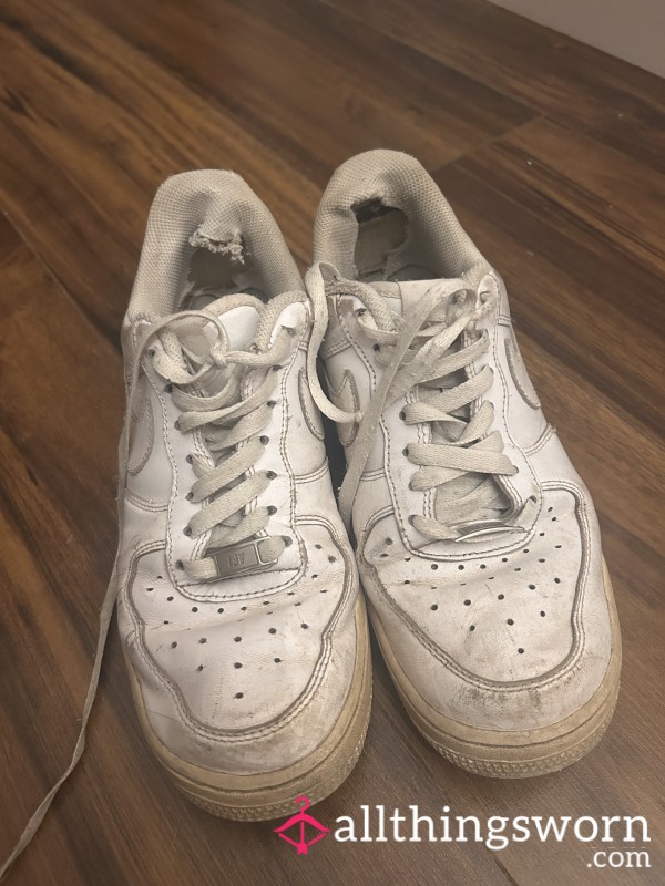 Trashed Well Worn Nike Sneakers