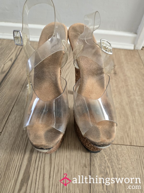 Trashed Well Worn Pole Pleaser Heels 1