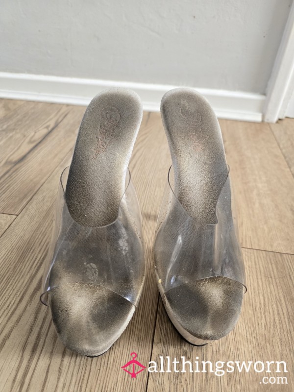 Trashed Well Worn Pole Pleaser Heels 2