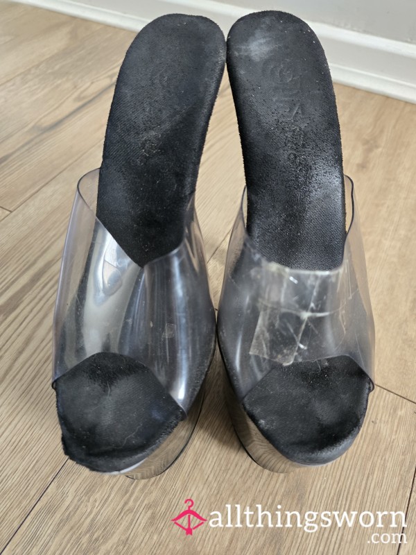 Trashed Well Worn Pole Pleaser Heels 5