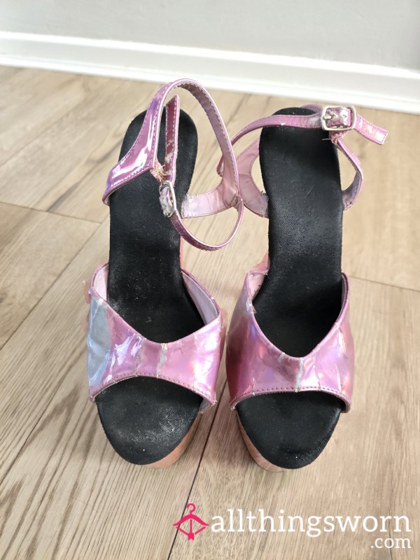 Trashed Well Worn Pole Pleaser Heels No.10