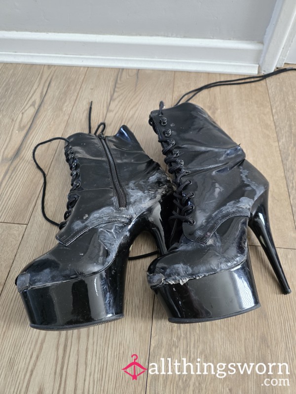 Trashed Well Worn Pole Pleaser Heels No.8