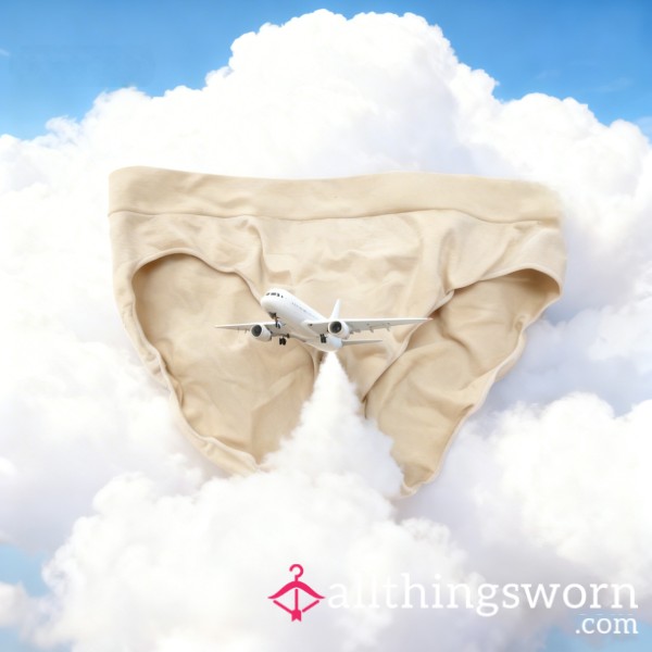 ✈️ Travel Day Knickers – Worn London Luton → Tenerife South – Sealed & Dirty