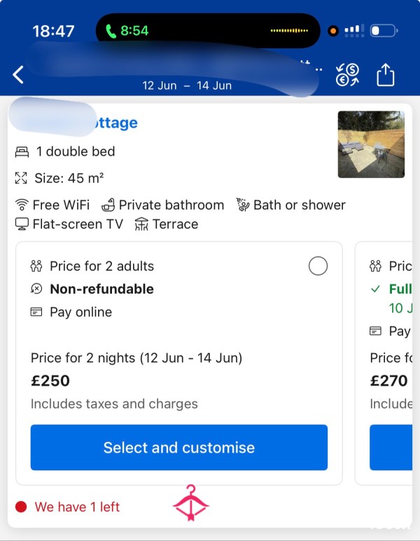 TREAT ME TO A HOTEL