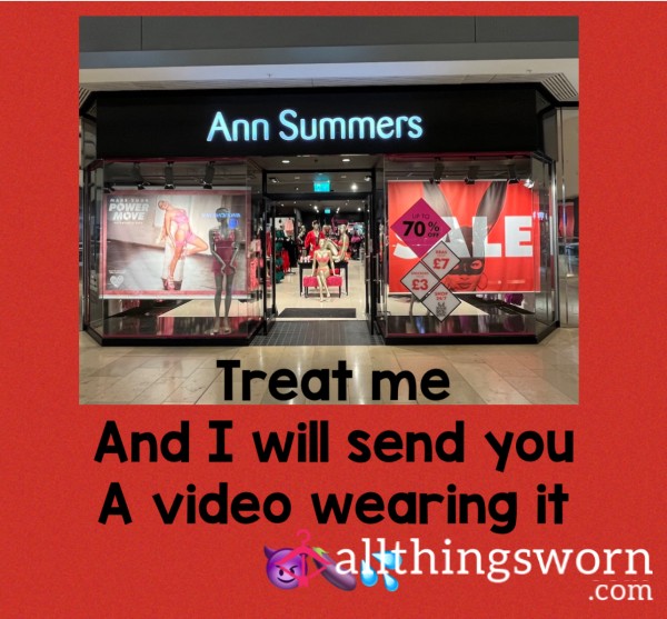 Treat Me To New Lingerie