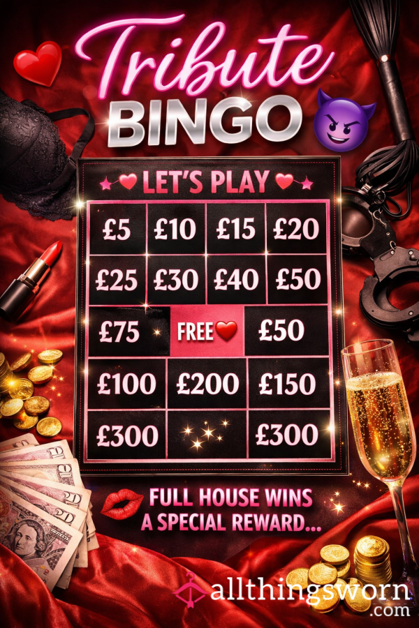 Tribute Bingo 💋 Play To Win Something Special 😈