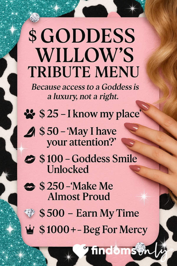 Tribute Menu