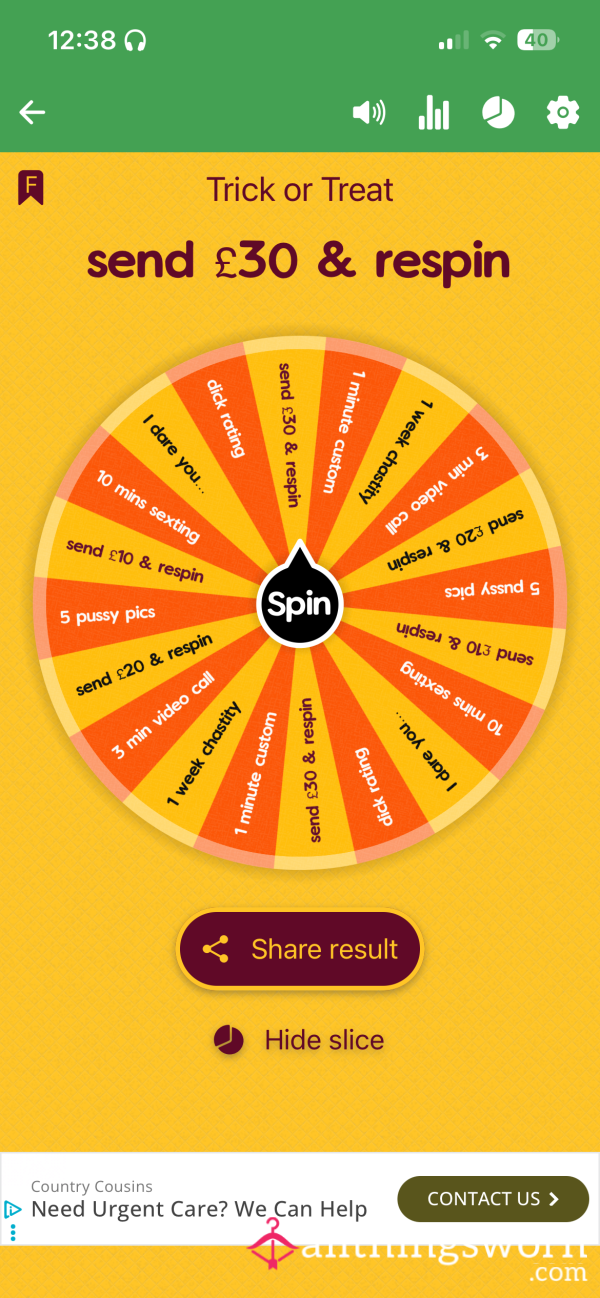 Trick OR Treat Spin The Wheel 👻😈