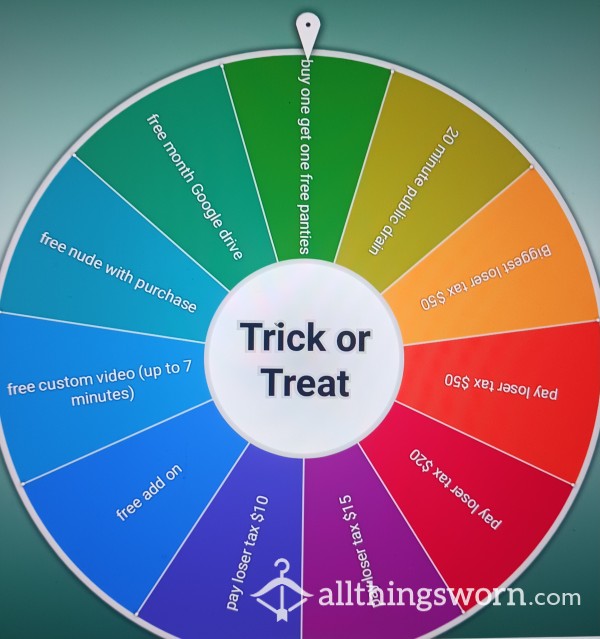 Trick Or Treat Wheel